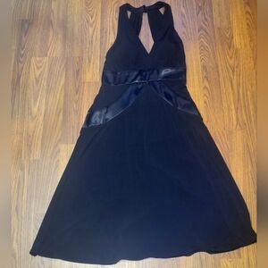 NWT Majora Black Cocktail Dress Made in Canada Medium Summer Style Formal A54